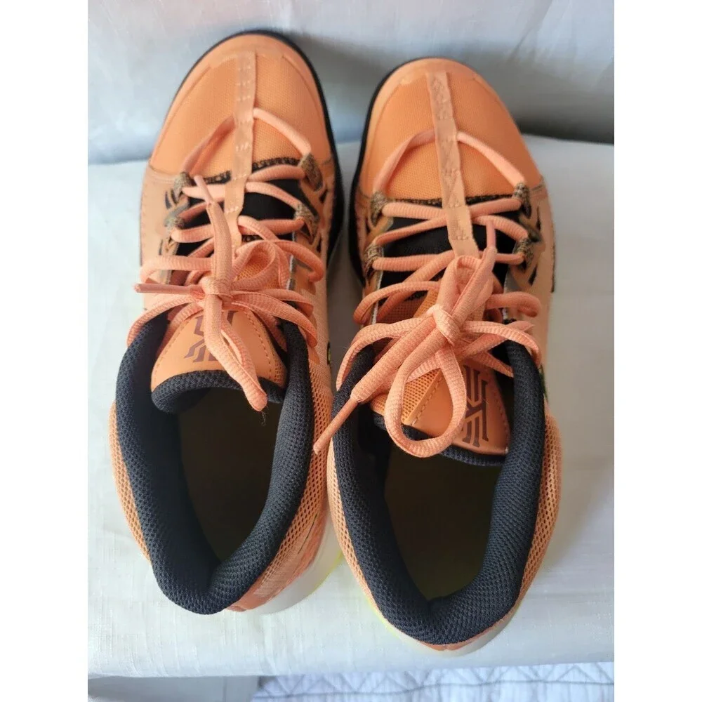 Nike Kyrie Flytrap 6 Men's Size 9.5 Orange Yellow Black Athletic Sneakers Shoes